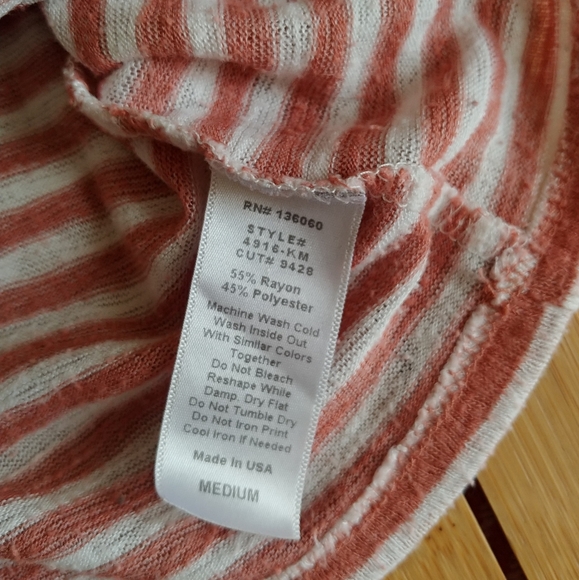 Project Social T striped top - Picture 8 of 8